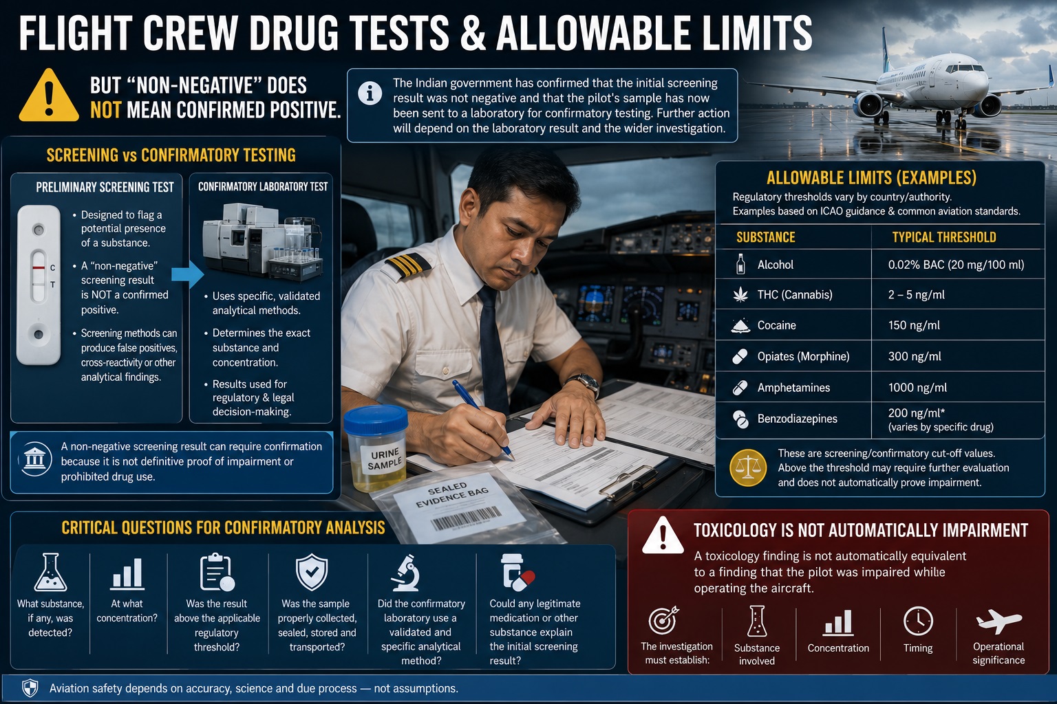 Flight Crew Drug & Alcohol Findings: 25 Notable Global Cases, 2000–2026